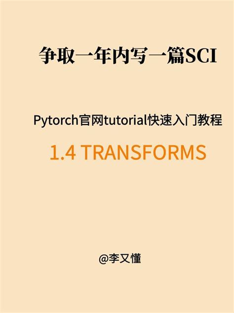 Pytorch Org Tutorial 的图像结果