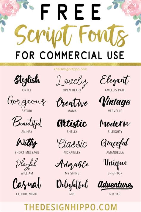 Image result for Downloadable Script Fonts