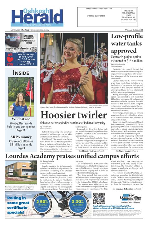 September 21, 2022 Oshkosh Herald - Oshkosh Herald
