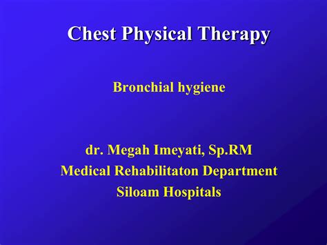 chest physical therapy