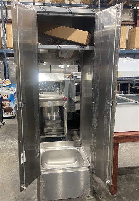 EAGLE GROUPL F1916-VSCS 430 SERIES STAINLESS STEEL MOP SINK CABINET ...