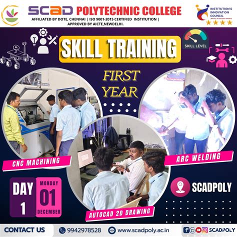 Skill Training -I year and II year Students | SCAD POLYTECHNIC COLLEGE ...
