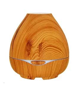 300 ml. Light Wood Coconut Shaped Ultrasonic Diffuser with LED Lights ...