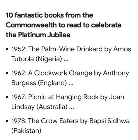 Examples of common wealth literature - Brainly.in