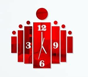 Buy Naveed Arts - 22" x 21" Acrylic Reverse Wall Clock Design Wall ...