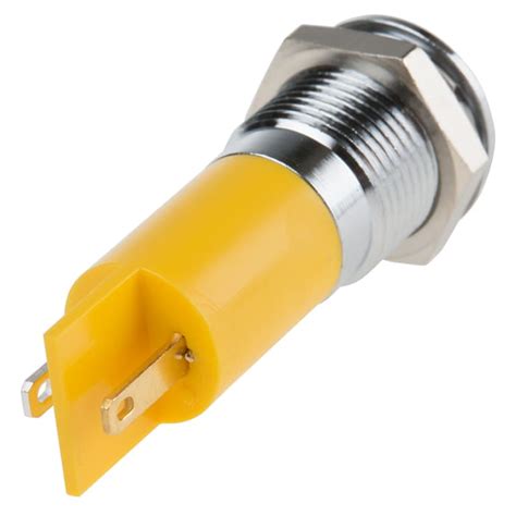 RS PRO | RS PRO Yellow Panel Mount Indicator, 12V, 14mm Mounting Hole ...