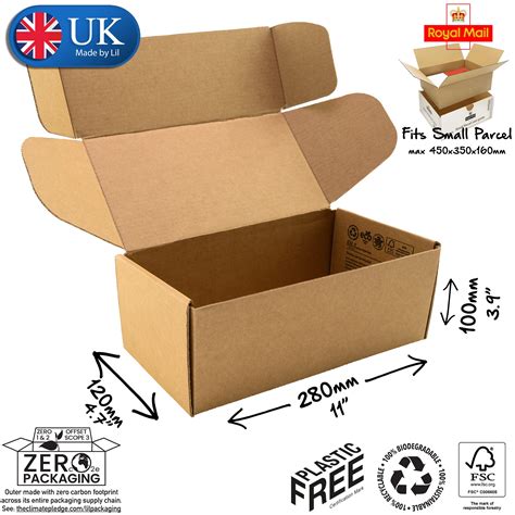28 x 12 x 10cm Cardboard Postal Boxes - Lil Packaging – Lil Packaging E ...