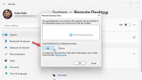 Remove Remote Desktop User 的图像结果