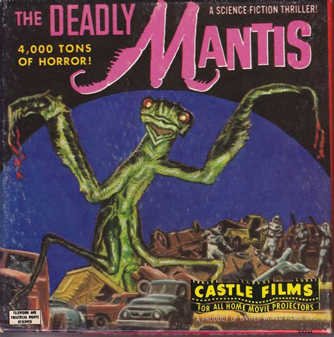 The Deadly Mantis. | Classic horror movies, Horror posters, Horror ...