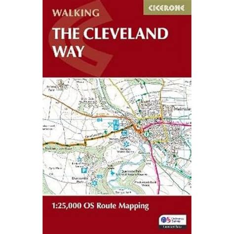 Buy The Cleveland Way Map Booklet: 1:25,000 OS Route Mapping Book ...