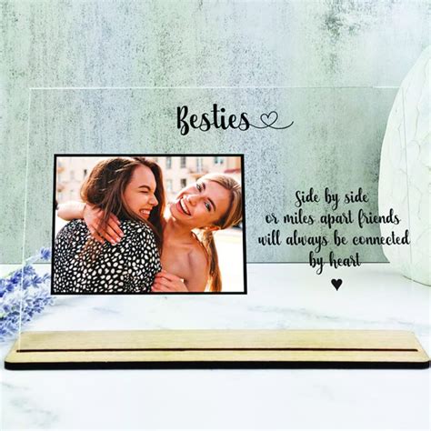 Shaivya Gift For Best Friend, Photo Frame Keepsake, Custom ...