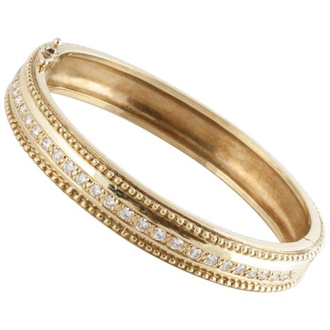 Diamond Cuff Bracelet Gold at Saul Carroll blog