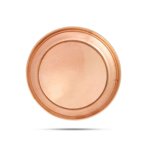 Copper Rice Plate | Thali Plate | Copper Plate for eating