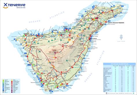 Tenerife tourist map