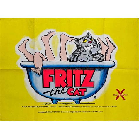 FRITZ THE CAT British Movie Poster - 30x40 in. - 1972