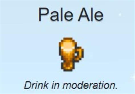 Pale Ale Stardew Valley Recipe at Christopher Etheridge blog