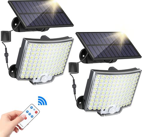 Solar Lights Outdoor Waterproof,Solar Motion Sensor Light Outdoor with ...