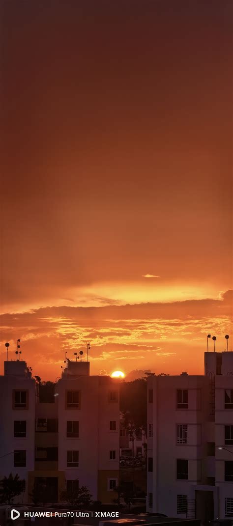 Red sunset - HUAWEI Community