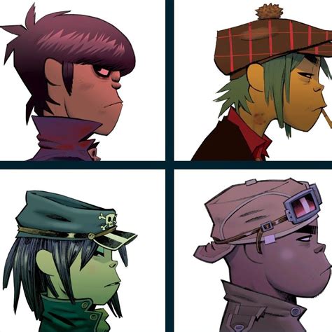 Gorillaz, created by Damon Albarn (music) and Jamie Hewlett (animation ...