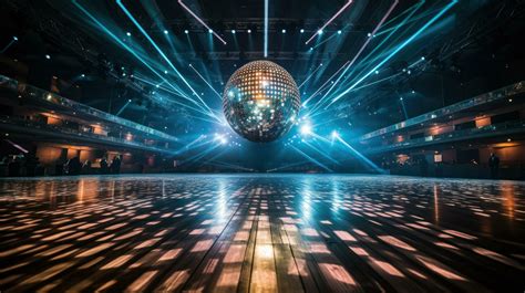 Dance floor shines with disco ball 29802266 Stock Photo at Vecteezy