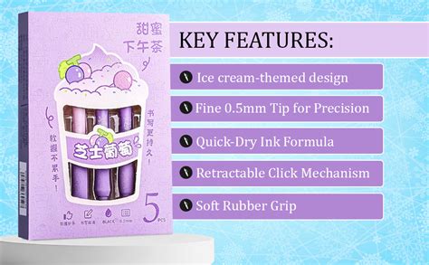 SAMVARDHAN 0.5mm Gel Pens Retractable Quick Dry Ink Fine Point Smooth ...