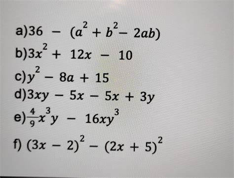 Please answer all these questionsFactorise them Don't spam or write ...