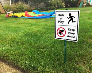 Humorous Dog Poop Signs - Funny Dog Poop Signs (from $5)