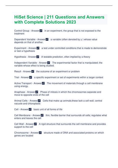 Science HiSET Study Guide 的图像结果