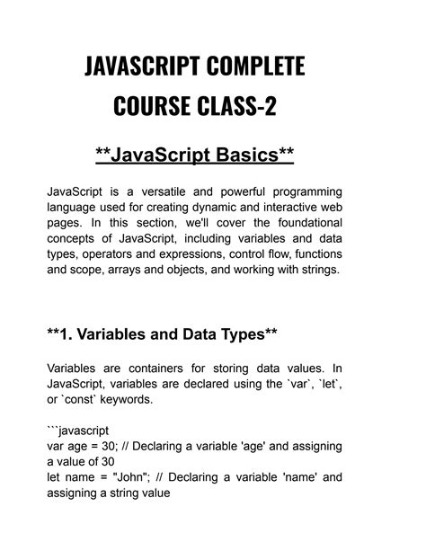 Image result for JavaScript Complete Course