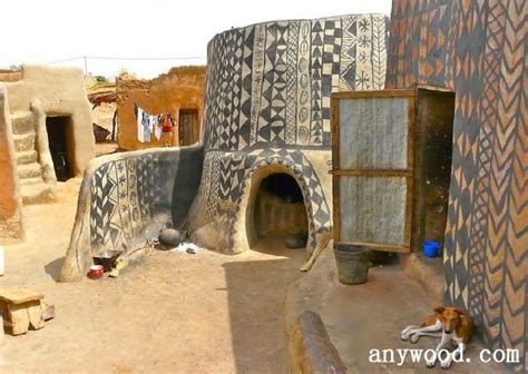 堪比艺术杰作的非洲村庄的房屋【木材圈】 - 木材文化 - 木材圈