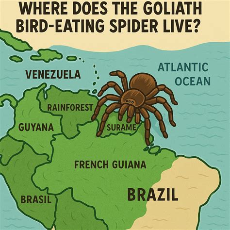 Where Does the Goliath Bird-Eating Spider Live?