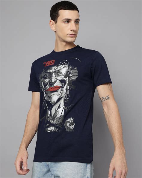 Joker Graphic Printed Regular Fit Tshirt Men – Free Authority