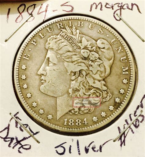 1884 - S Morgan Silver Dollar/ Key Date/ Coin 1657