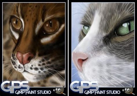 GIMP Paint 的图像结果