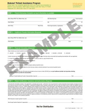 Fillable Online patient assistance program form Fax Email Print - pdfFiller