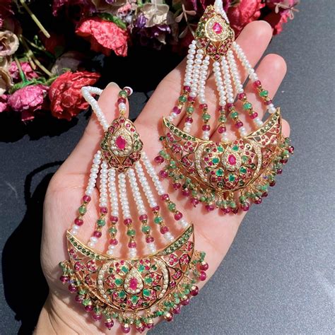 Jadau Jhoomar Styled Earrings in Gold Plated Silver ER 381