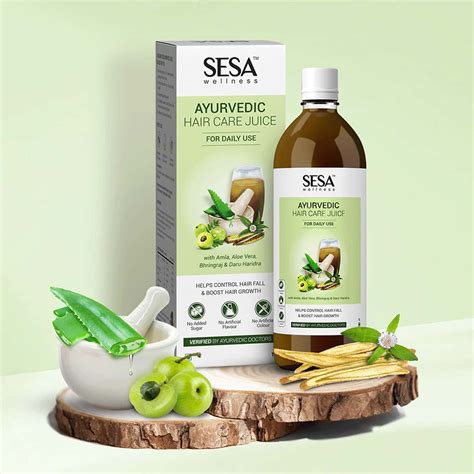 Buy SESA AYURVEDIC HAIR CARE JUICE - FOR HAIR FALL CONTROL & HAIR ...