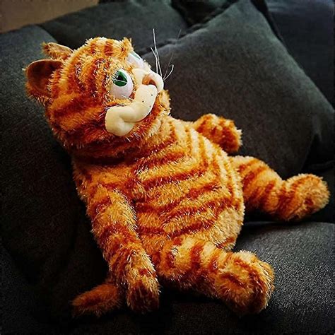 Plush Toy 11.8 Inches Ugly Cute Fat Cat Garfield Doll Cute Cat Orange ...