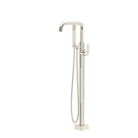 ROHL Modern Single Hole Floor Mount Tub Filler Trim