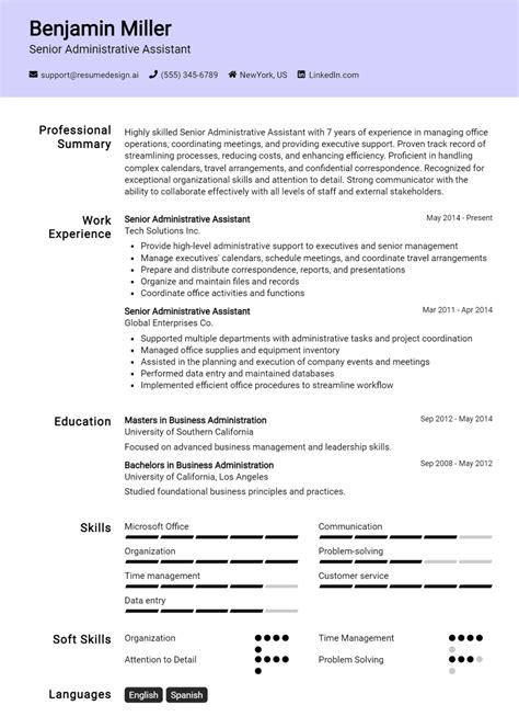 25 Administrative Officer Resume Examples And Templates for 2024 - ResumeDesign.ai