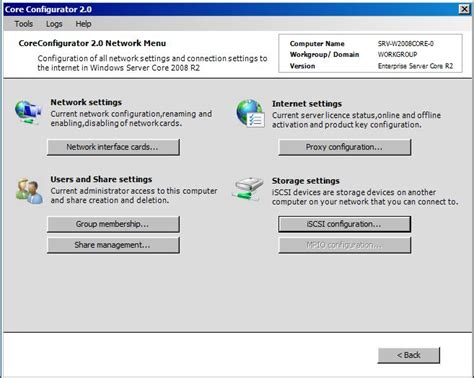 Windows 2008 R2 Core Configurator 2.0 - MARKSWINKELS.NL