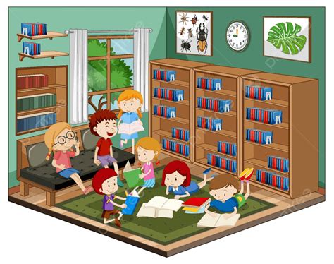 Library Cartoon 的图像结果