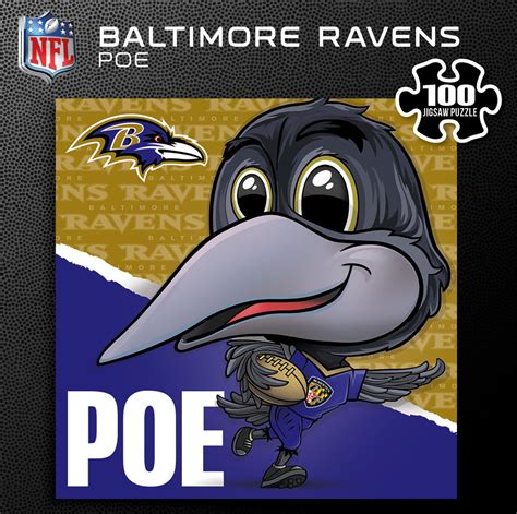 Baltimore Ravens NFL Mascot - Scratch and Dent - 100 Piece Jigsaw ...