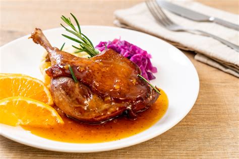 Duck Legs with Balsamic Shallots