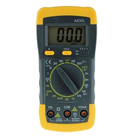 Buy Generic A830L Digital Multimeter Avometer Volt Ohm Amp Tester With ...