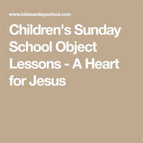 Object Lesson Gospel 的图像结果