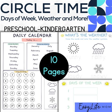 Preschool Circle Time Activities, Preschool, PreK Worksheets ...