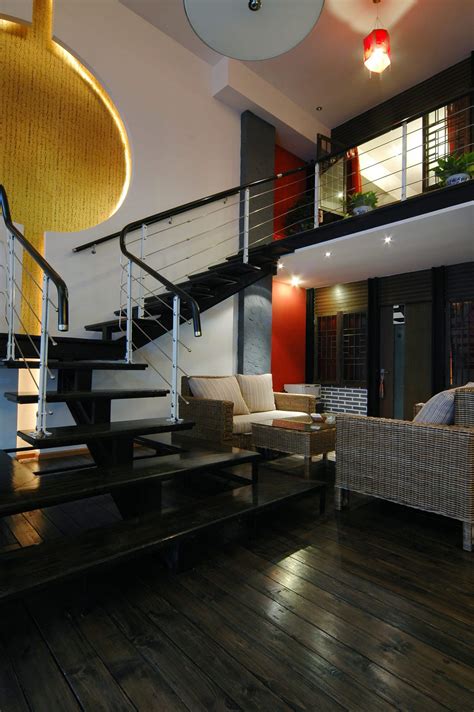 56㎡（程序员）loft公寓设计案例，整个空间很舒适，视觉效果非常好~_程序员的公寓-CSDN博客