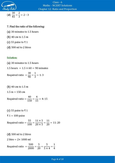 Image result for Class 6 Math Chapter 12 Solution
