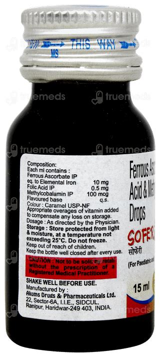 Soferi 10 Mg/100mcg/0.5mg Drops 15 ML | Order Soferi 10 Mg/100mcg/0.5mg ...